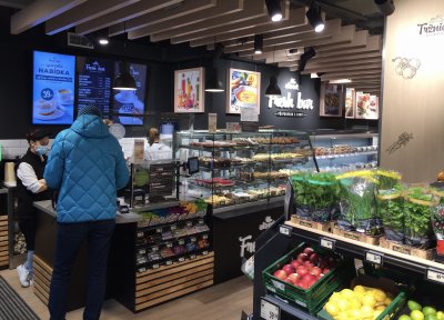 The first Albert Fresh supermarket is in Brno on MORAVÁK